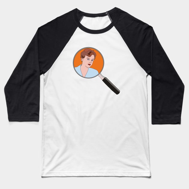 Murder Mysteries Detective and Writer Baseball T-Shirt by DiegoCarvalho